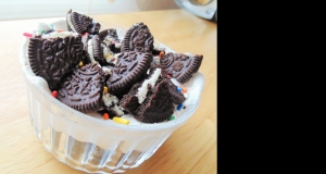 Chocolate Cookie-Marshmallow Crumble
