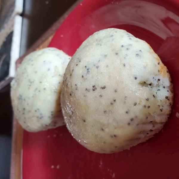 Lemon Poppyseed Muffins with Lemon Glaze