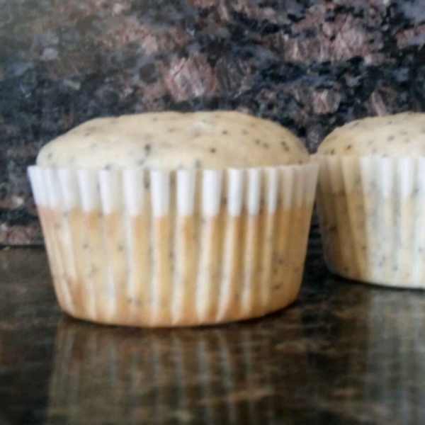 Lemon Poppyseed Muffins with Lemon Glaze