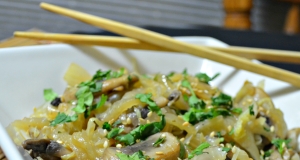 Sesame Cabbage and Mushrooms