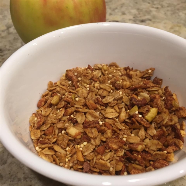 Apple Oat-Quinoa Granola