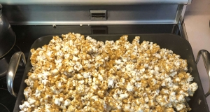 Crunchy Baked Caramel Corn