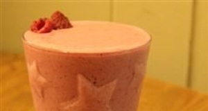 Raspberry Banana Tofu Shake