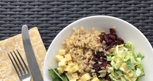 Cranberry, Cheddar, and Brussels Sprouts Salad