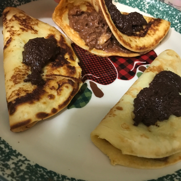 Chocolate Crepes with Banana