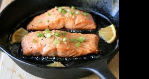 Crispy-Skinned Orange Honey Salmon
