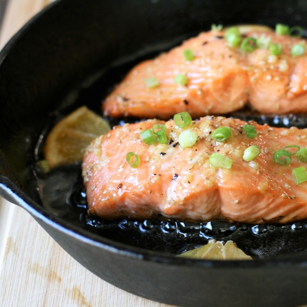 Crispy-Skinned Orange Honey Salmon