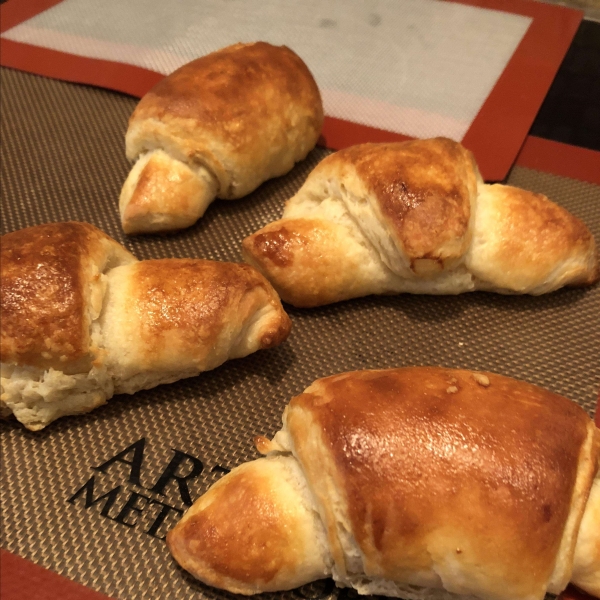 Traditional Layered French Croissants