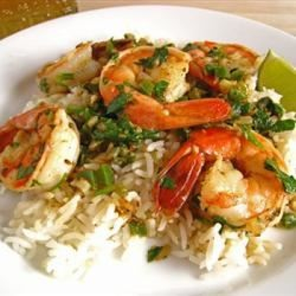 Cilantro-Lime Shrimp