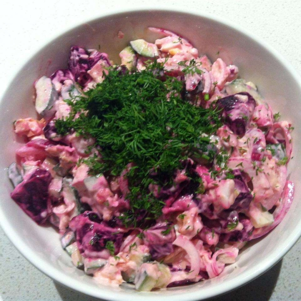 Beet and Cucumber Salad