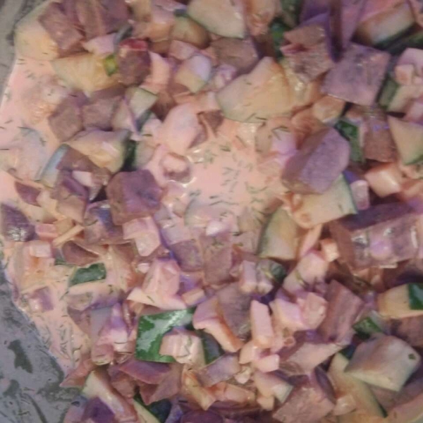 Beet and Cucumber Salad