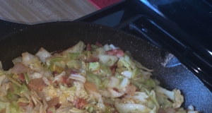 Fried Cabbage with Bacon and Garlic