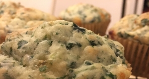 Cheesy Kale Muffins