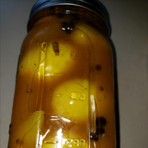 Yellow Pickled Eggs