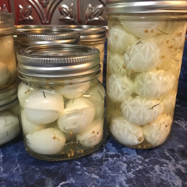 Yellow Pickled Eggs