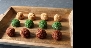 Red, White, and Blue Cheese Balls