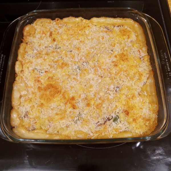 Chicken and Pasta Casserole with Mixed Vegetables