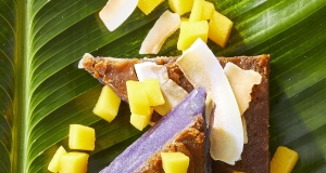 Purple Yam and Coconut Mochi (Ube Bibingka)