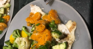 Fish with Cucumber Orange Relish