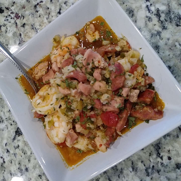 One-Pot Keto Jambalaya with Cauliflower Rice