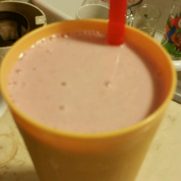 Rosy Rhubarb Smoothie