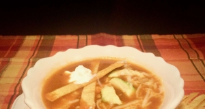 Pumpkin Tortilla Soup