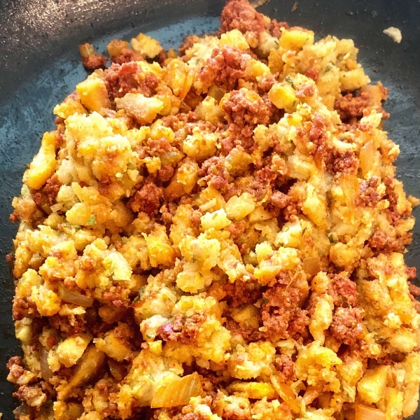 Easy Chorizo Stuffing