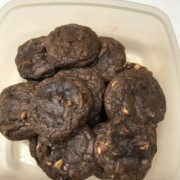 Double Fudge Brownie Cookies