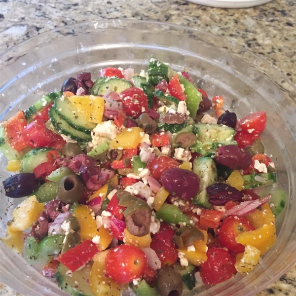 Sylvia's Easy Greek Salad