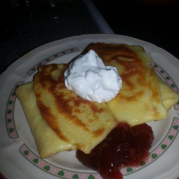 Cottage Cheese Blintzes