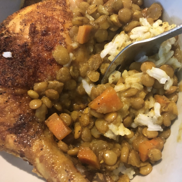 Caribbean Curried Peas (Lentils)