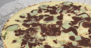 Chocolate Mint Cheese Pie