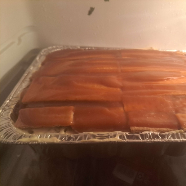 Caramel Apple Éclair Cake