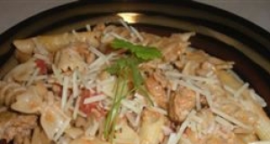 Brian's Chicken Sausage Pesto Pasta