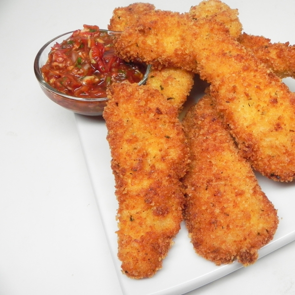 Light and Crispy Chicken Strips