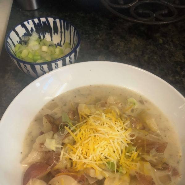Slow Cooker, Easy Baked Potato Soup