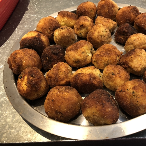 Spinach Arancini (Rice Balls)