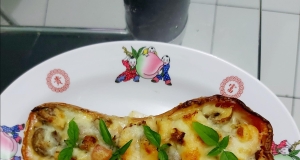 Nat's Shrimp and Veggie Stuffed Zucchini