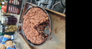 Vegan Double Chocolate-Peanut Butter Skillet Cookie