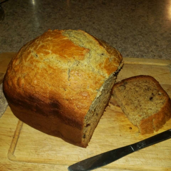 Bread Machine Banana Nut Bread
