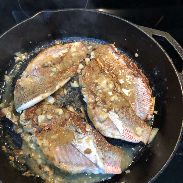 Pan-Seared Red Snapper