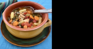 Instant Pot® Turkey Soup with Pasta and Vegetables