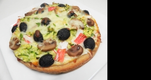 Savory Seafood Pizza
