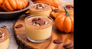Reduced-Sugar Spiced Pumpkin Panna Cotta