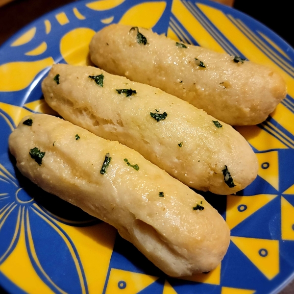 Two-Ingredient Dough Garlic Parmesan Breadsticks
