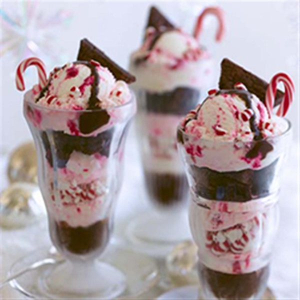 Edy's Peppermint Sundaes