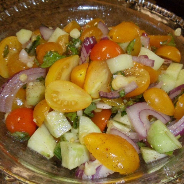 Easy Cherry Tomato Corn Salad