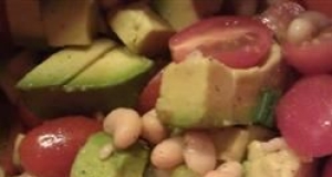 White Bean, Tomato, and Avocado Salad