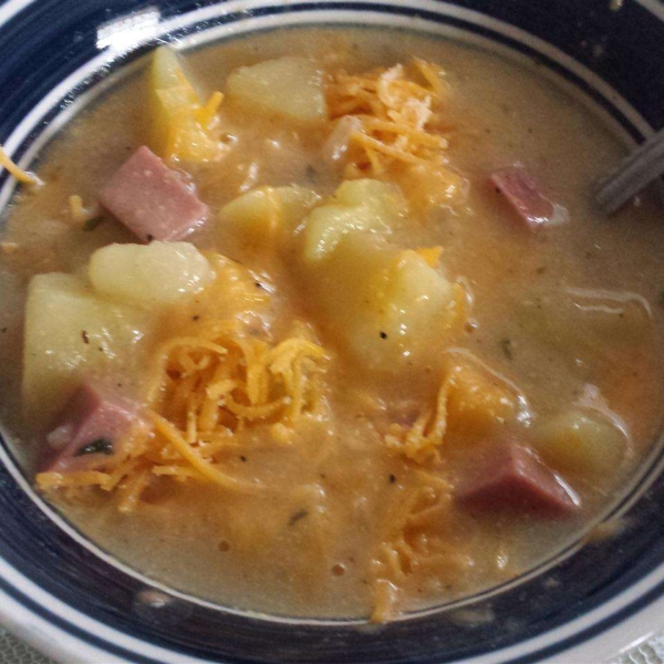 Belle's Cheesy Potato Stoup