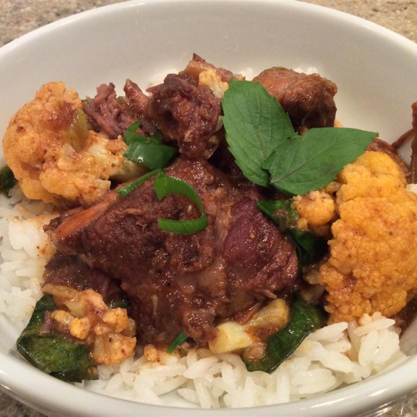 Short Rib and Cauliflower Curry